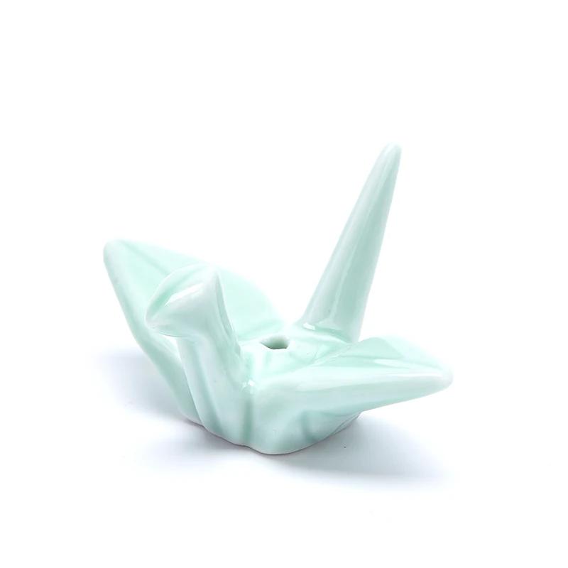 Colorful Thousand Paper Cranes Incense Stick Holder Japanese Retro Pattern Incense Base Tea Ceremony Accessories Home Decoration
