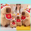 Mascot Wealth Capybara Plush Toy Dolls Room Decoration Ornaments New Gift Year
