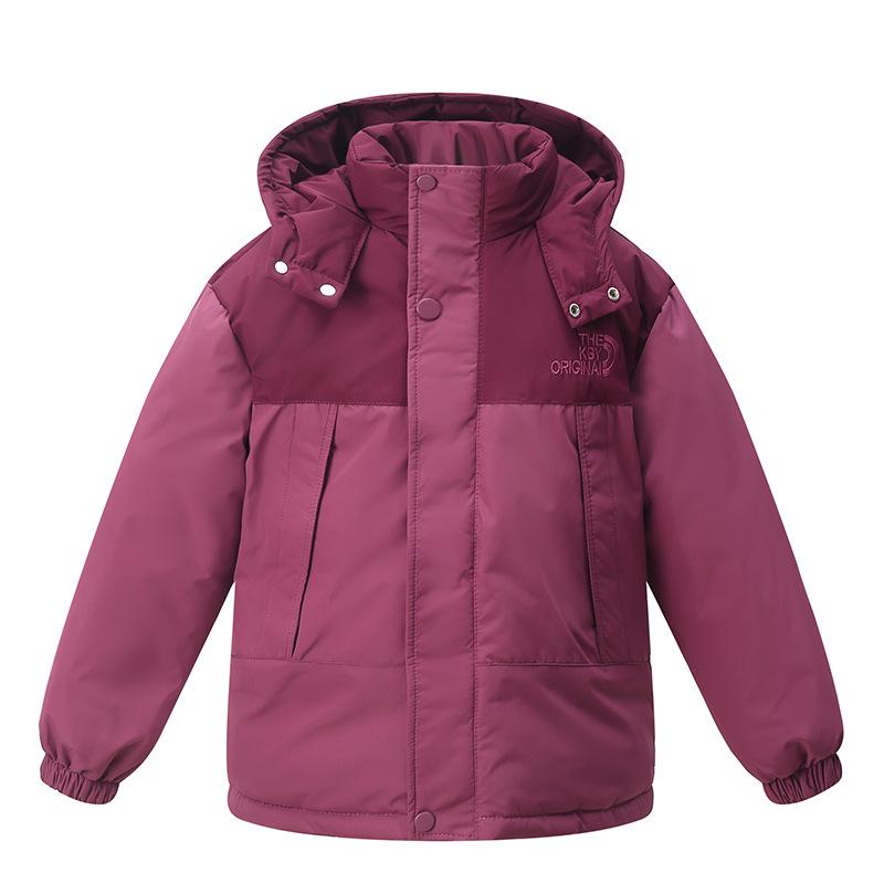 

Детские бархатные и шелковые куртки, повседневные ветровки для мальчиков и девочек 160cm красный