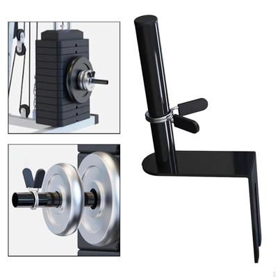 Gym Weight Stack Pin with Barbell Spring Clip Portable Steel Loading Add for