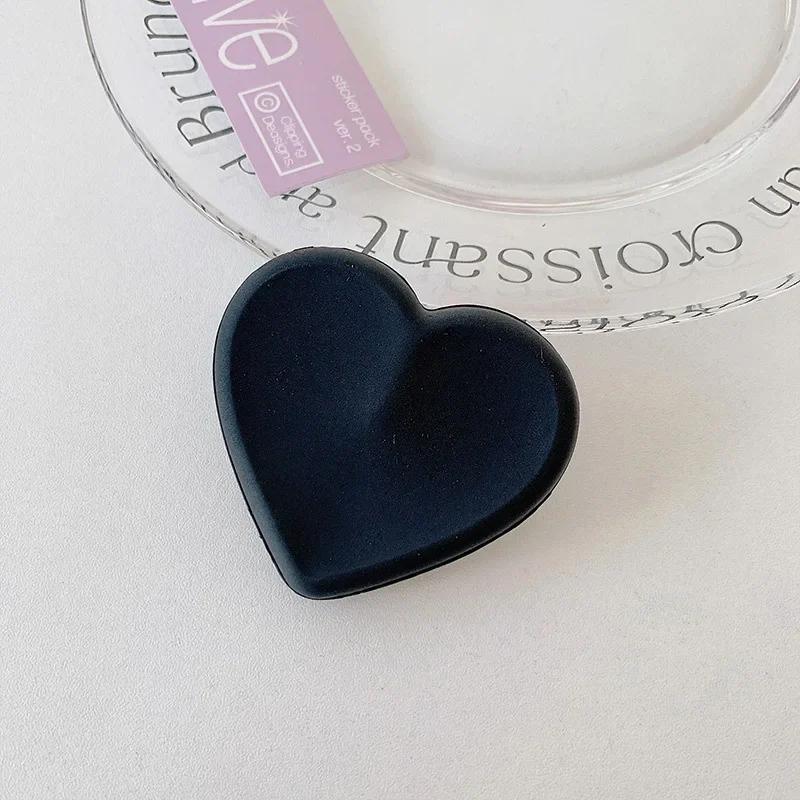 Ins Style Heart Silicone Phone Grip Bracket – Universal Holder for iPhone & Android Smartphones