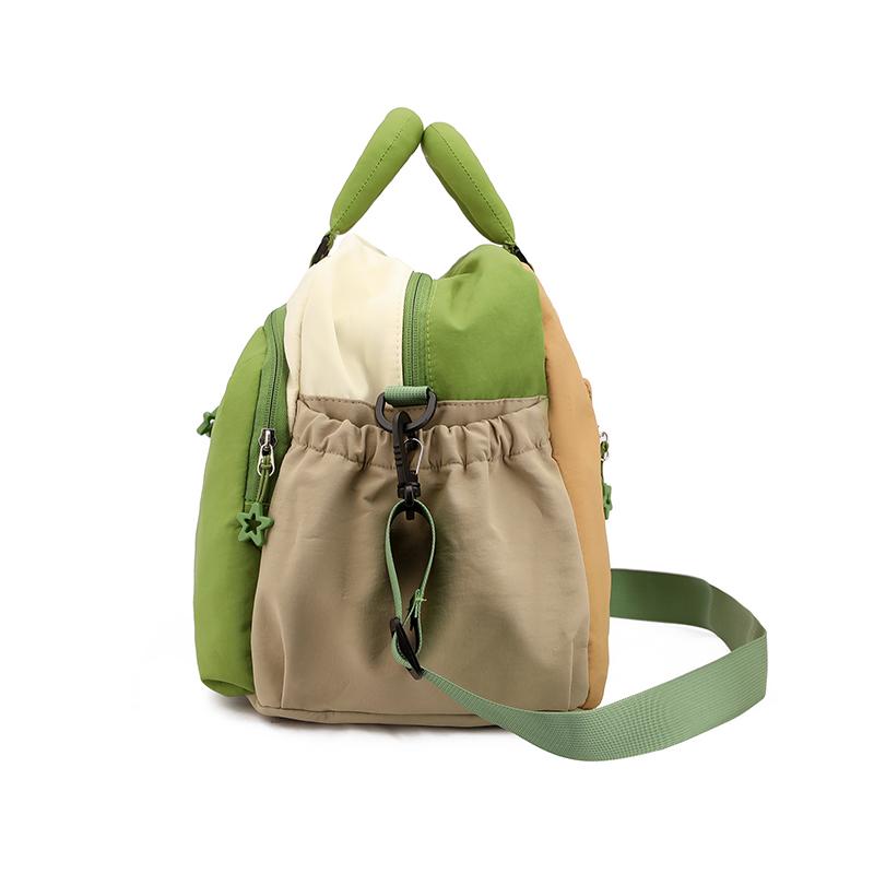 Travel Bag Women's Large Capacity Storage Bag Color Contrast Gym Bag