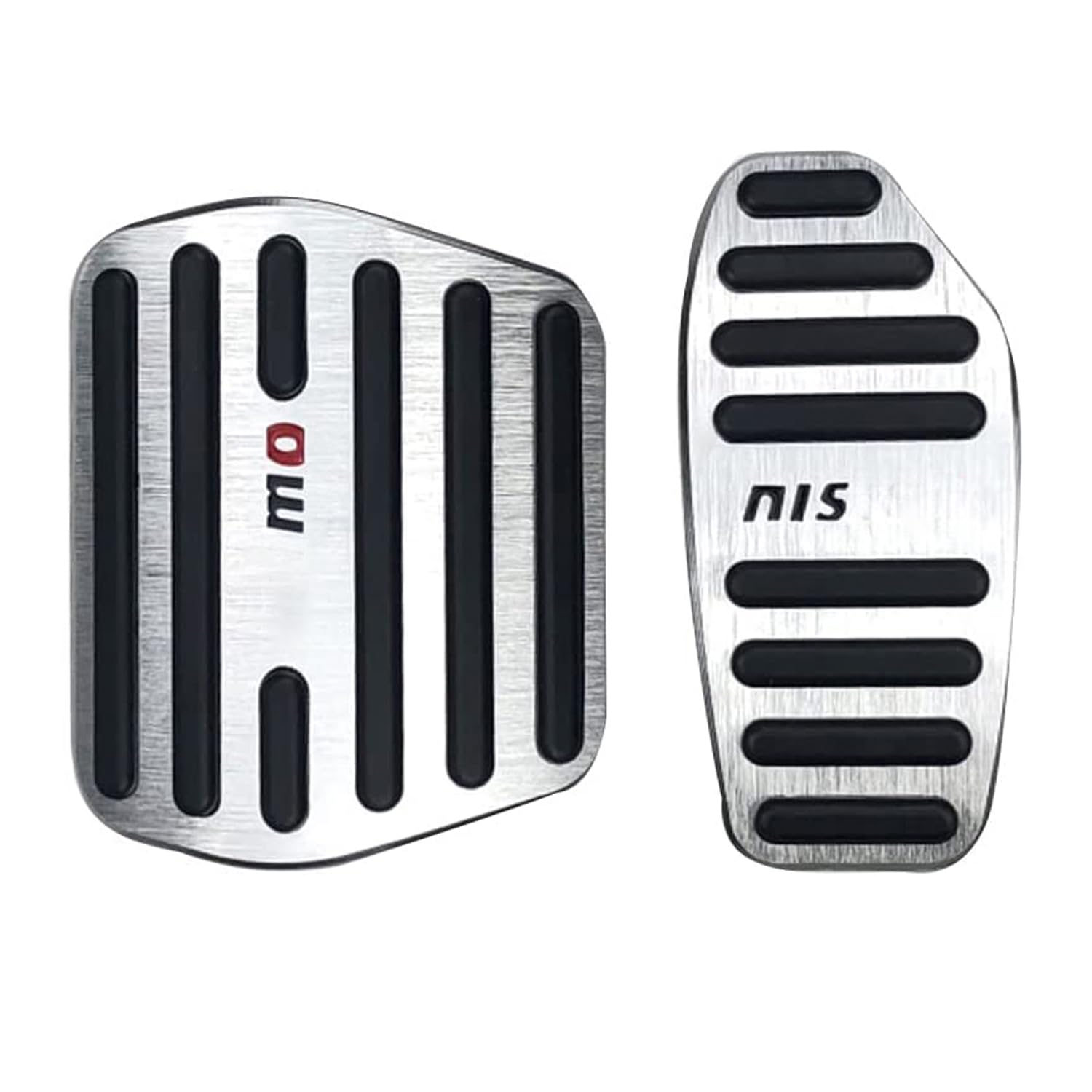 

LUMIMAN Aluminum Pedal Brake and Accelerator Covers for Nissan Compatible with Many Serena C27 Dayz B40 Roox B40 Kicks P15 and New Note E13 Series and