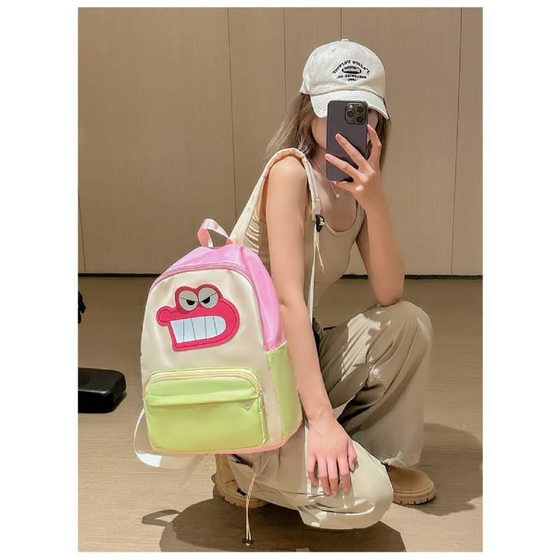 Trendy Urban Chic Dinosaur Backpack For Men And Women Fashionable Nylon Bag