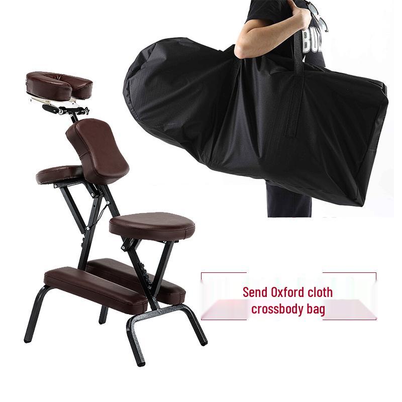 Portable Folding Tattoo and Massage Chair with Gua Sha Functionality
