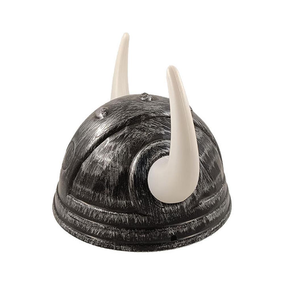 Classic Buffalo Horn Viking Hat for Men Women Halloween Cosplay Party Photo Prop Birthday Costume Accessory
