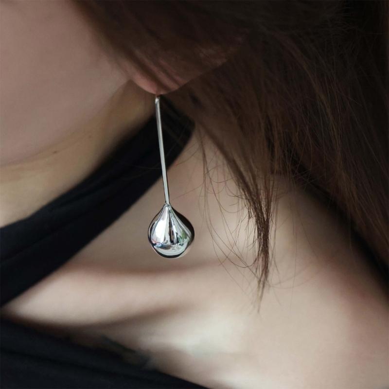Fashionable Ear Studs Water Drop Earrings Formal Ear Jewelry Alloy Texture Comfortable Earrings Perfect for All Day Wear
