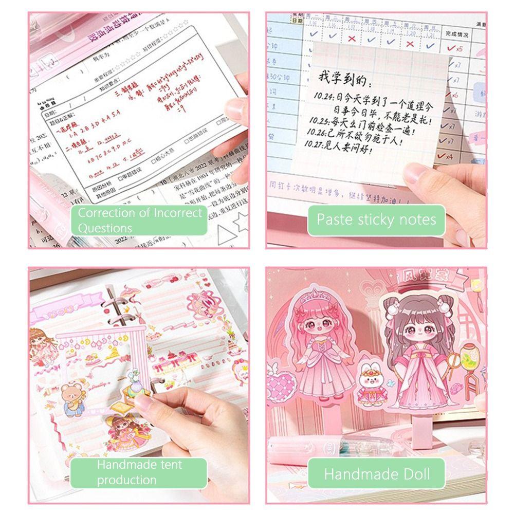 DIY Scrapbooking Glue Tape Press Type Rolling Glue Tape Glue Tape Pen  Student Stationery