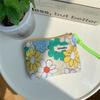 Women Makeup Handbags Wallet Organizer Small Pouch Bags Floral Travel Portable Coin Purse Cosmetic Lipstick Storage Bag