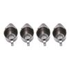 Set of 4 Convenient Milk Frothing Cup Small Milk Frothing Pitcher Stainless Steel Coffee Milk Pouring Jug for Coffee