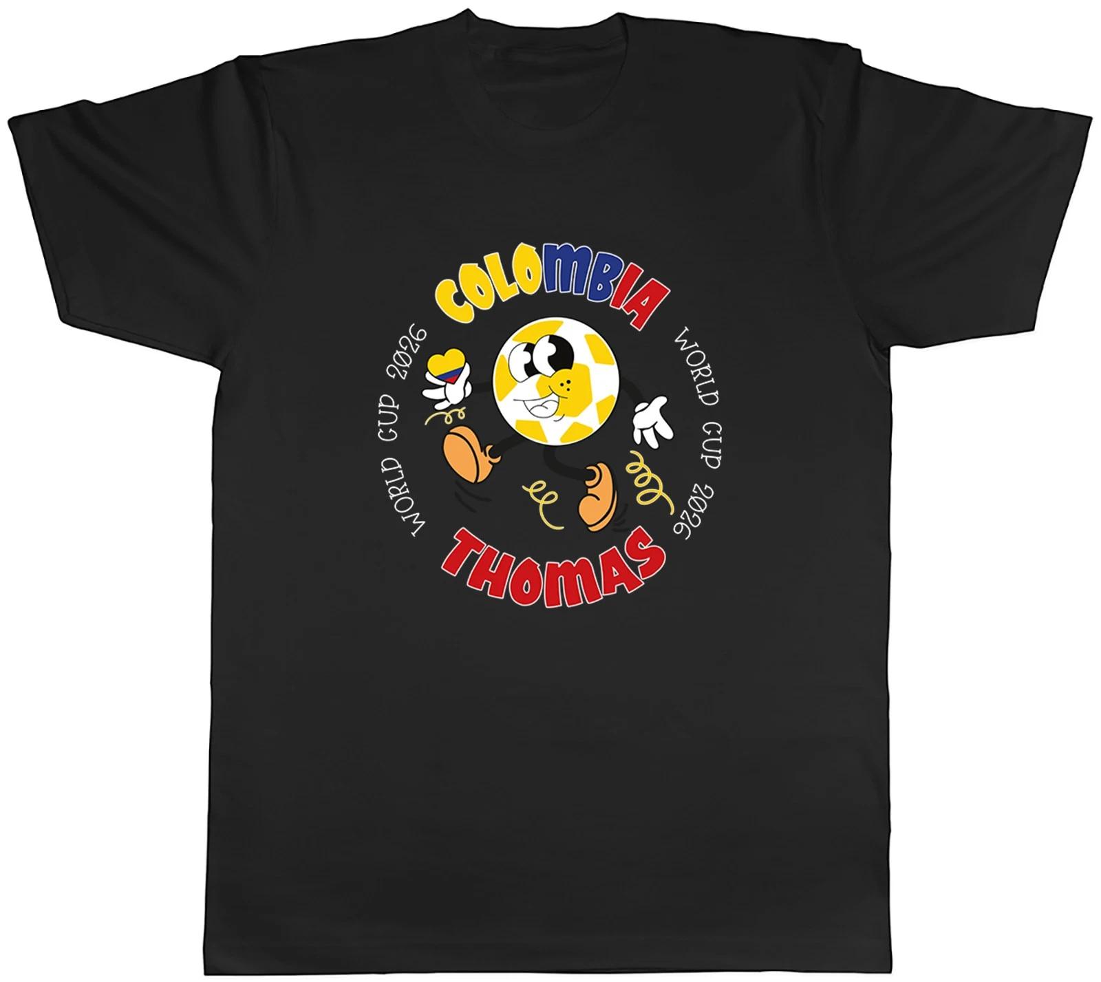 Personalised Colombia World Cup Heart Football Mens T-Shirt Tee Gift Top XXXL