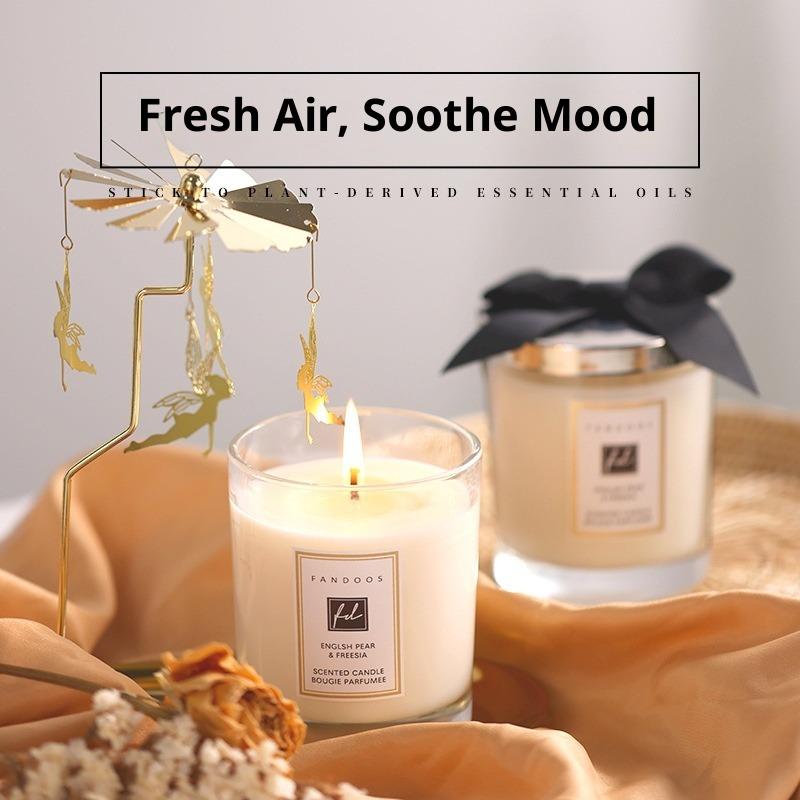 Scented Candles British Pear Blue Wind Chimes Scented Candle Cup Ornament