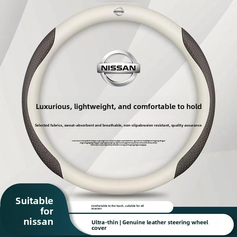 Yxkpz10 Für Nissan Lenkradabdeckung Xuan Yi Qi Jun Xiao Ke Tian Lai Qi Da Lan Niao Lou Lan Jin Ke Sunshine echtes Leder Cover