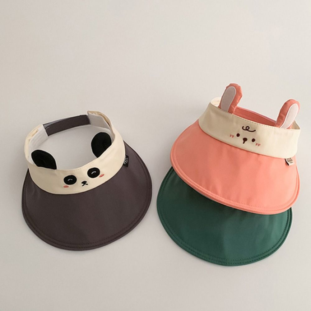 

Breathable Kids Empty Top Cap Korean Style Children Sunshade Hat Comfortable Baby Sun Hat Summer помаранчевий