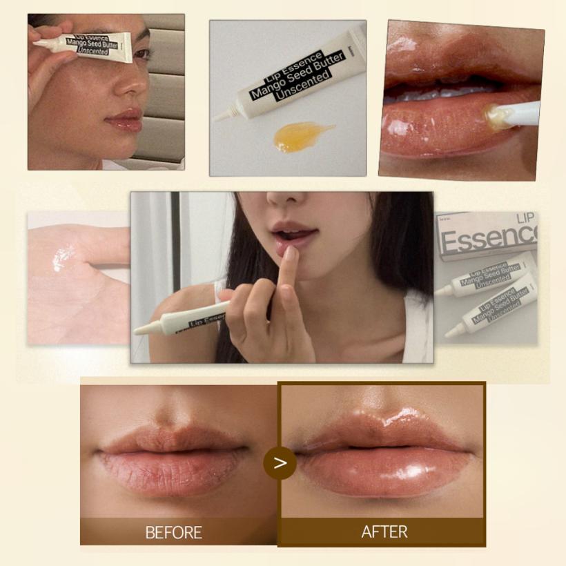 Hetras Mango Seed Butter Lip Essence 13g x2 Moisturizing Lip Balm Gloss Care
