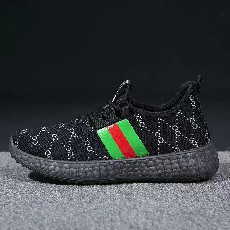 New Fly-woven Sports Women's Shoes Spring and Summer Breathable Mesh Shoes Fashionable Versatile Women's Thin Students