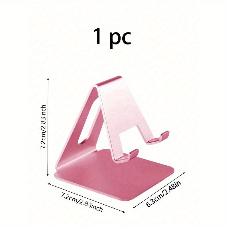 1 buc Suport acrilic pentru telefon mobil, Portabil, Transparent, Suport pentru telefon pentru birou, Compatibil cu Android/ Smartphone-uri, Tablete, Potrivit pentru Acasă