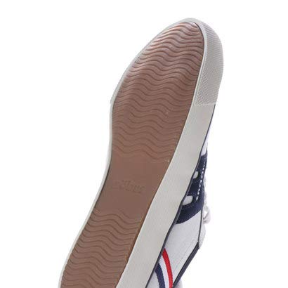 Mauves ESSEN Unisex Leather Sneakers (43, WHT/NVY)