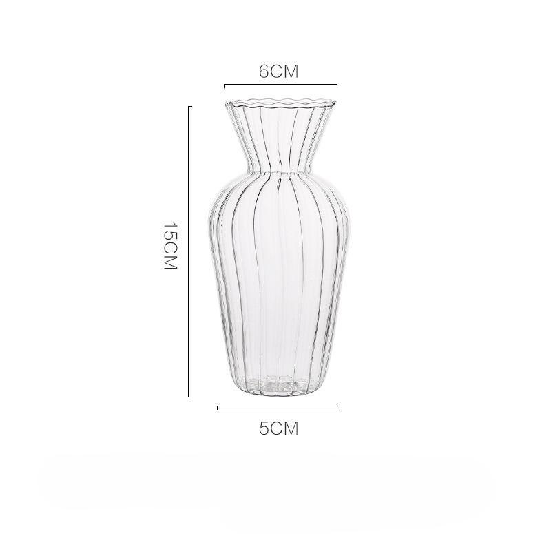 Βάζο λουλουδιών ποτήρια για φυτά Nordic γυάλινο βάζο λουλουδιών Διαφανές υδροπονικό γυάλινο λουλούδι στολίδια για το τραπέζι στο σπίτι
