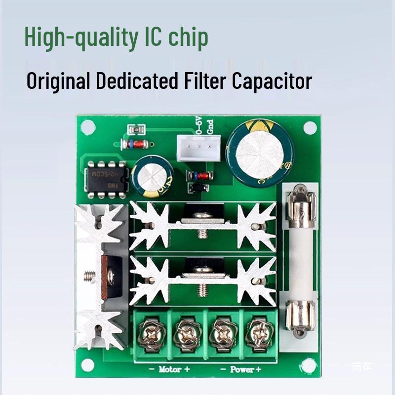 Universelles PWM-Modul zur Drehzahlregelung von Gleichstrom-Bürstenmotoren: 6V-90V