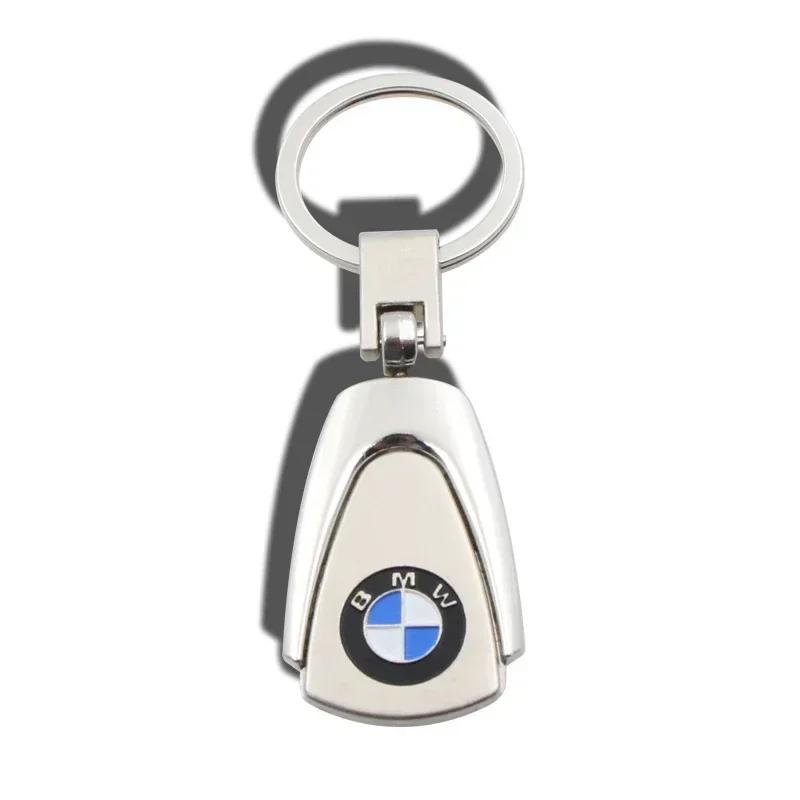 

New 2025 For BMW 1pcs metal key chain key ring car badge keychain For Bmw x1 x3 x5 x6 z4 f10 f20 f30 e36 e39 e46 e60 e90 Ca серебряный