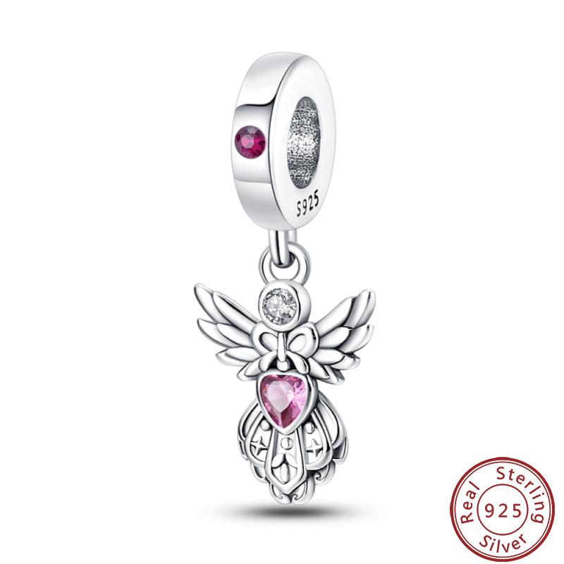 100% Copper Love Angel Croheart Original Design Classical Series Charms Beads 3Mm Diy Fine Jewelry Making