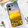 Sunflower  Floral Case For Xiaomi Redmi Note 13 Pro 14 12 11 10 15 Pro Plus Redmi 15C 10C 12C 13C 14C 15 Cover