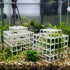 3D Printed Fish Shrimp Hideout Shelter Hollow Out Plastic Aquarium Cave Shelter Grid Multi-level Natural Look Betta Habitat