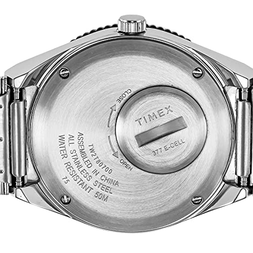 TIMEX Men's Q Watch, Blue and Red, TW2T80700 [Parallel Import]