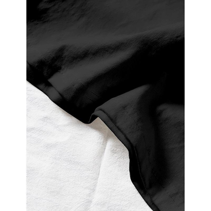 European Sizes Burning Flame Logo Style  Printed Men's  T-Shirt, Summer Breathable Short-Sleeve, Regular-Fit Daily Casual Machine-Washable