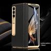 LANGSIDI Brand Luxury Genuine Leather Shockproof Case for Samsung Galaxy Z Fold 3 4 5 6 7 Magnetic Hinge Protective Stand Cover