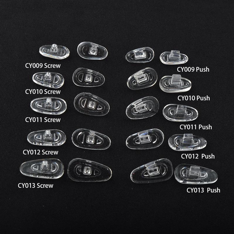 250Pairs(500pcs) Anti Slip Silicone Nose Pad For Eyeglasses Sunglass Glass Spectacles Eyewear