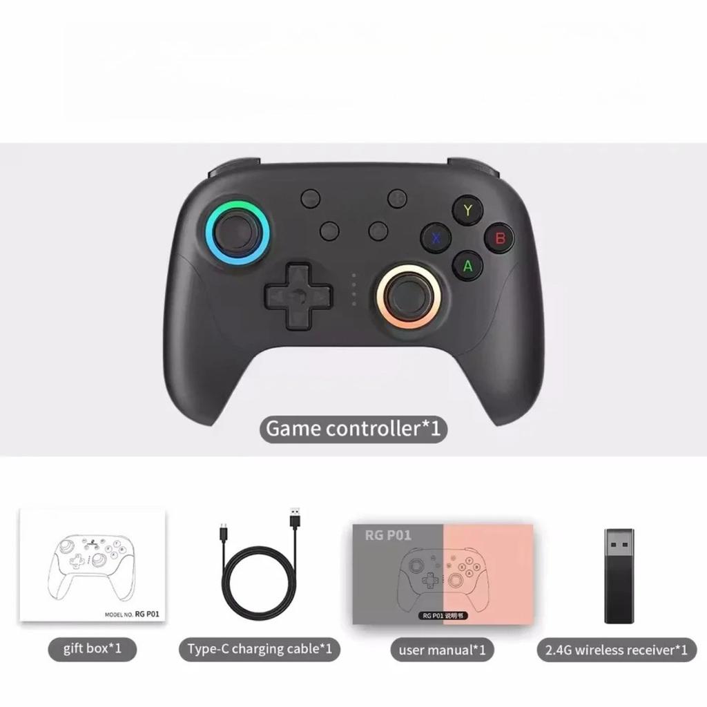 Wireless Bluetooth Wired USB Gamepad Gaming Control for Switch IPhone Android IOS Mobile PC Phone Cell Controller Hall Game Pad