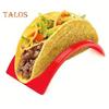 Supporto per taco da 10 pezzi, durevole, leggero, per uso alimentare, in plastica, per tacos, pancake messicani