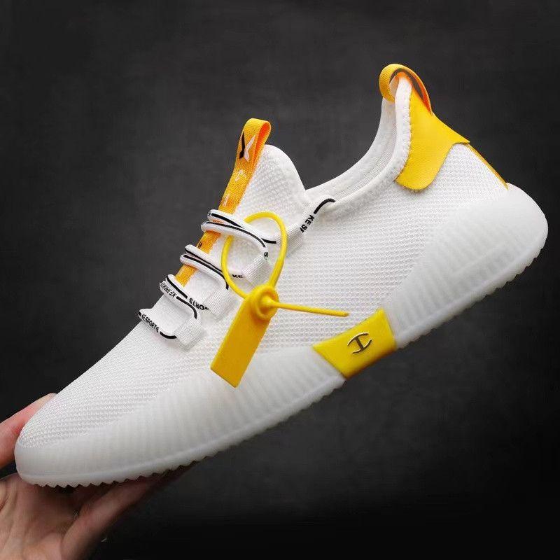 

Модные мужские повседневные туфли высокого качества мужские кроссовки летом. Мужская повседневная обувь Брендовые балетки 10 жёлтый