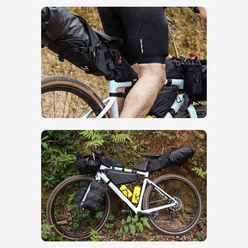 Cycling Triangular Pouches Front Top Tube Bag Waterproofs Bicycles Frame Bag Cycling Tool Triangular Storage Pouches
