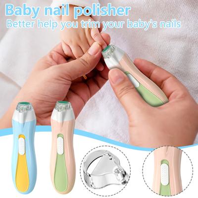 Wiederaufladbarer elektrischer Nagelknipser für Babynägel, Anti-Klemm-Nagelknipser, Nagelpflegeset für Kinder