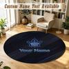 Round Rug Custom NameToronto Maple Leafs Pattern Non Slip Carpet Home Floor Decor