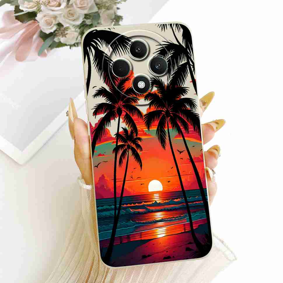 For OPPO Reno 12F 5G Case Clear Cute Cat OPPO Reno12 F Reno12F Reno 12 F 5G CPH2637 Shockproof Soft Phone Cover Full Protector