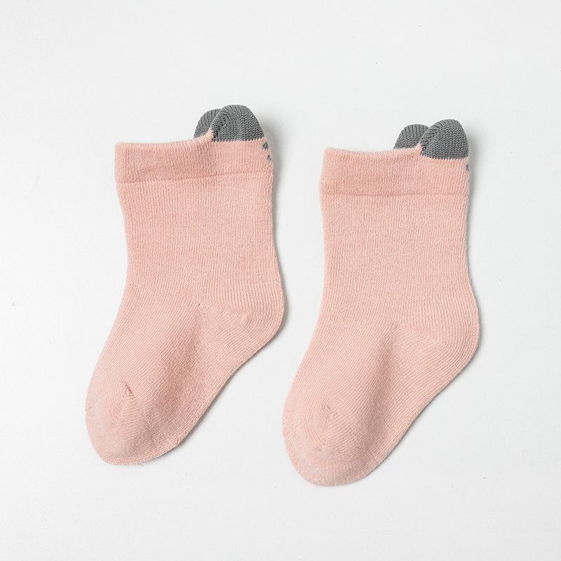 Infant Baby Socks for Girl Boy Cotton Solid Soft Breathable Cute Accessories Unisex Newborn Boneless Short Socks