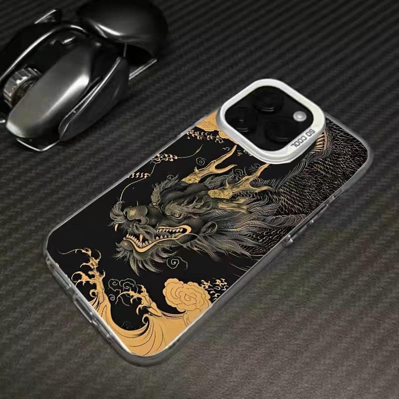 Year of the Dragon New Year model is suitable for iphone16promax mobile phone case high-end Apple 15 new 14/13/12
