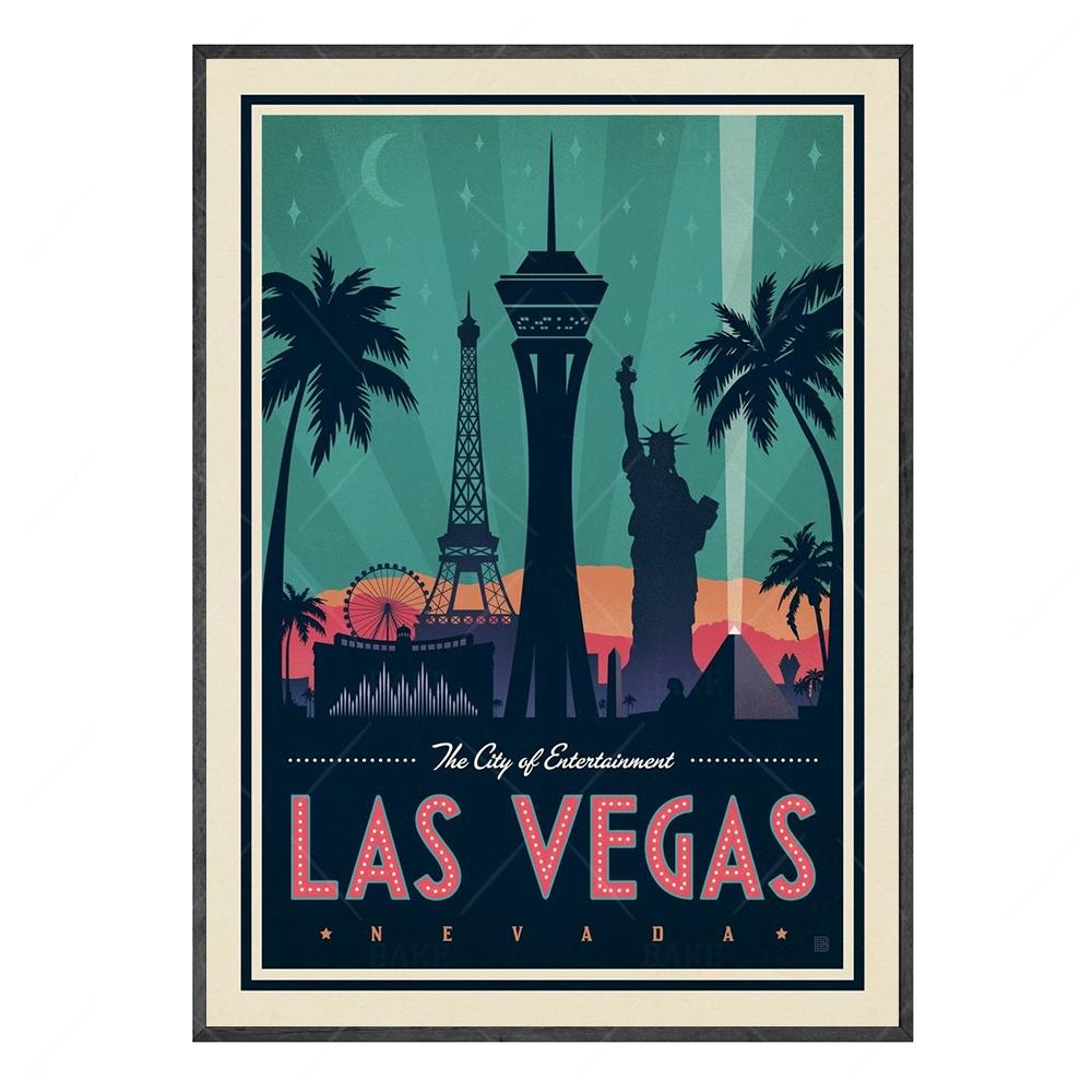 World City Landmark Painting Art Posters Florence Shang Hai Manhattan New York Paris Arc de Triomphe Home Eecor for Living Room