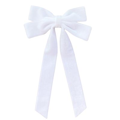 Vintage Lange Band Samt Schleife Haarspangen für Frauen Haarnadel Einfache Mode Haarspange Damen Haarspangen Hochzeits Haaraccessoires