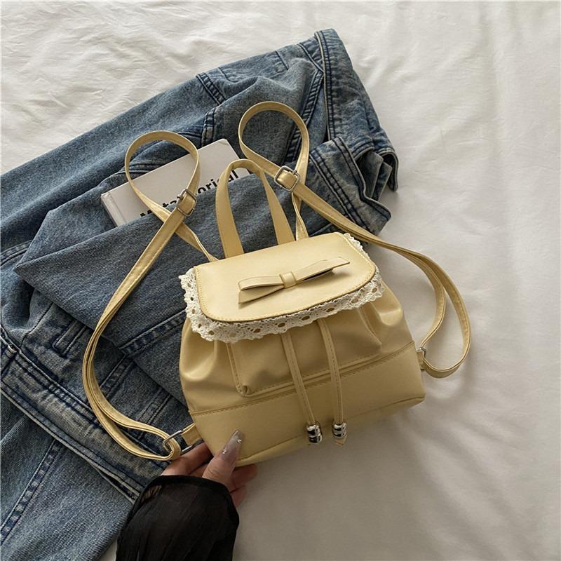 

Fashion trend simple niche design small backpack summer new casual women s personalized backpack жовтий