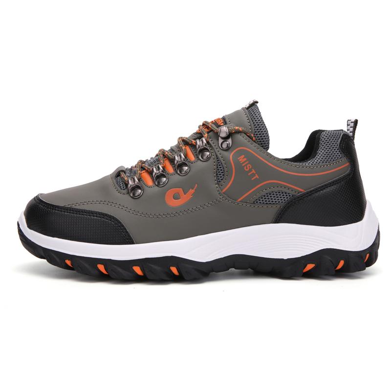 MAEDEF Outdoor Sneakers Men Waterproof Lightweight Breathable Leather Casual Shoes Comfortable Hiking Shoes Fashion Mens Shoes
