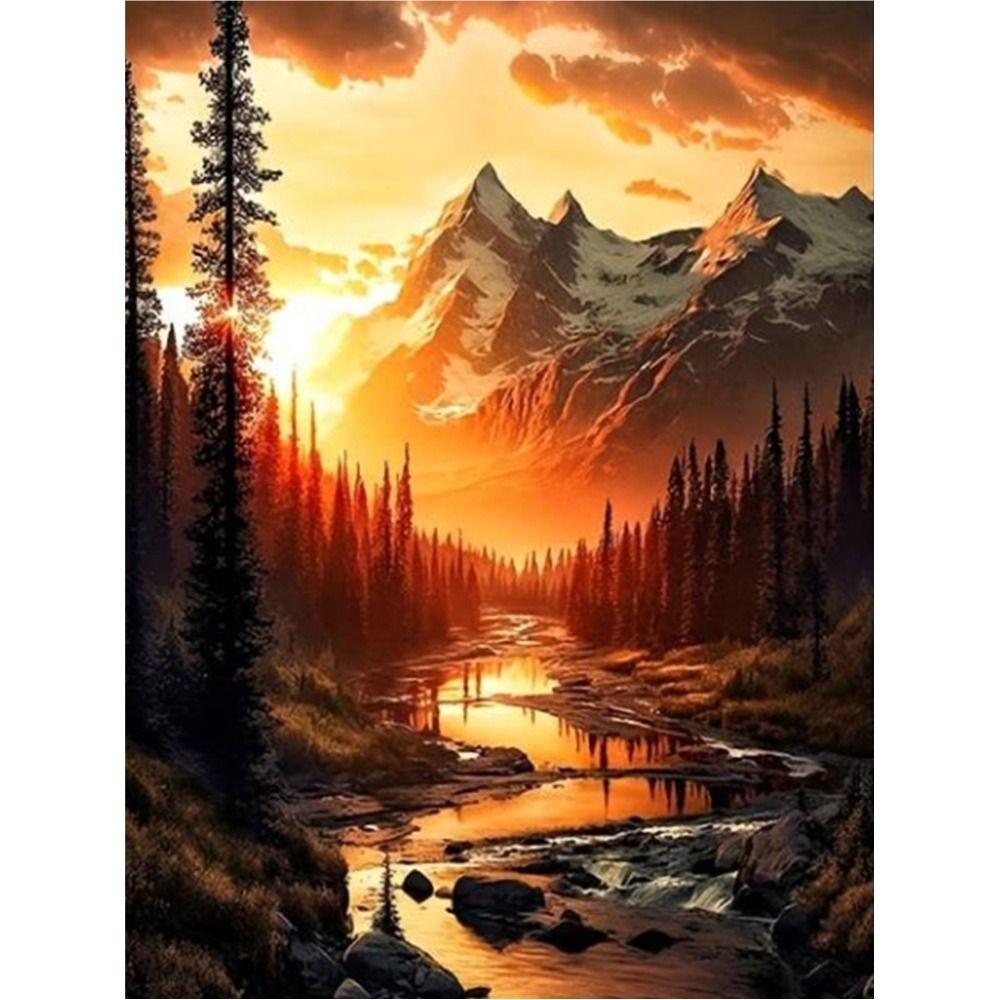 Round Drill 5D Diamond Painting 30x40cm DIY Diamond Painting Handmade Painting  Home Decor