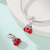 S925 Silver Sporty Fruit Bead Charm DIY Bracelet Jewelry Making Kit Accessories Set