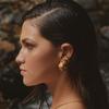 Fashionable Design, Colorful Circular Ear Clip Earrings, Copper Material, Gold-plated and Color Preserving