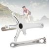 Aluminium Alloy Folding Bike Integrated Hollow Crank Left and Right Set Contains Middle Shaft Screw