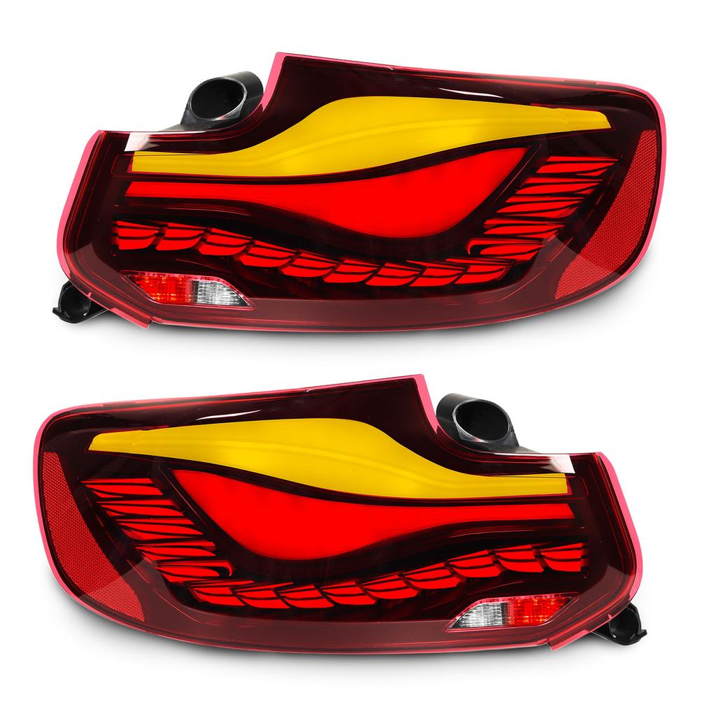 V1 GTS OLED Style LED Tail Lights Dynamic Turn Signal for 2 Series F22 F23 M2 F87 M2C 2014 to 2021